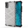 Case cover For Huawei Honor 9X Lite  Shockproof Honeycomb PC + TPU Case(White)