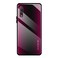 Case cover For Huawei Honor 9x Texture Gradient Glass Protective Case(Rose Red)