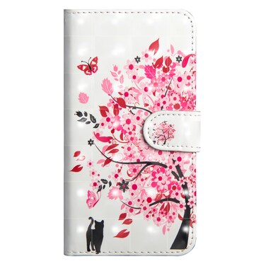 Case cover 3D Painting Pattern Horizontal Flip TPU + PU Leather Case with Holder &amp; Card Slots &amp; Wallet For Huawei Honor 8X(Tree Cat)