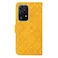 Case cover For Honor 200 Lite Global Ethnic Style Embossed Pattern Leather Phone Case(Yellow)