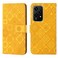 Case cover For Honor 200 Lite Global Ethnic Style Embossed Pattern Leather Phone Case(Yellow)