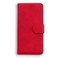 Case cover For Huawei nova 5T / Honor 20 Skin Feel Pure Color Flip Leather Phone Case(Red)