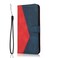 Case cover For Honor Magic7 Pro Dual-color Stitching Leather Phone Case(Red Blue)
