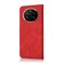 Case cover For Honor Magic7 Pro Dual-color Stitching Leather Phone Case(Red Blue)