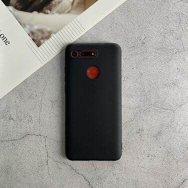 Case cover For Huawei Honor V20 Shockproof Frosted TPU Protective Case(Black)
