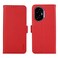 Case cover For Honor 400 ABEEL Side-Magnetic Litchi Pattern Leather RFID Phone Case(Red)