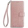 Case cover For Honor X8c 4G Tree &amp; Deer Embossed Leather Phone Case(Rose Gold)