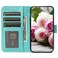 Case cover For Honor Magic7 Pro Rose Butterfly Embossed Leather Phone Case(Green)
