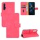 Case cover For Huawei Honor 20 / nova 5T Solid Color Skin Feel Magnetic Buckle Horizontal Flip Calf Texture PU Leather Case with Holder &amp; Card Slots &amp; Wallet(Rose Red)