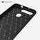 Case cover Brushed Texture Carbon Fiber Shockproof TPU Case for Huawei Honor View 20(Black)
