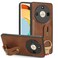 Case cover For Honor X50 Wristband Leather Back Phone Case(Brown)