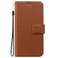 Case cover For Honor Magic7 Ultra-thin Voltage Magnetic Buckle Leather Phone Case(Brown)