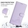 Case cover For Honor Play 60 5G Cat Rat Embossed Pattern RFID Leather Phone Case with Lanyard(Purple)