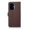 Case cover For Honor 400 KHAZNEH Litchi Texture Leather RFID Phone Case(Brown)
