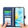 Case cover For Honor 200 Lite Global Dierfeng Dream Line TPU Hybrid PU Leather Phone Case(Blue)