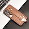Case cover For Honor Play9C Wristband Leather Back Phone Case(Brown)