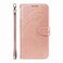 Case cover For Honor 200 Lite Global Swallowtail Butterfly Embossed Leather Phone Case(Rose Gold)