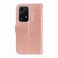 Case cover For Honor 200 Lite Global Swallowtail Butterfly Embossed Leather Phone Case(Rose Gold)