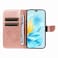 Case cover For Honor 200 Lite Global Swallowtail Butterfly Embossed Leather Phone Case(Rose Gold)