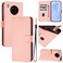 Case cover For Honor 50 Lite / Huawei nova 8i Skin Feel Solid Color Leather Phone Case with Lanyard(Pink)