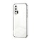 Case cover For Honor 20 Pro Transparent Plating Fine Hole Phone Case(Silver)