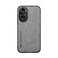 Case cover For Honor 200 Skin Feel Magnetic Leather Back Phone Case(Light Grey)