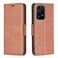 Case cover For Honor 200 Lite Global Lambskin Texture Pure Color Flip Leather Phone Case(Brown)