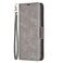 Case cover For Honor 200 Lite Global Lambskin Texture Pure Color Flip Leather Phone Case(Grey)