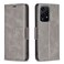 Case cover For Honor 200 Lite Global Lambskin Texture Pure Color Flip Leather Phone Case(Grey)