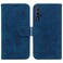 Case cover  For Honor 20 / Huawei nova 5T Butterfly Rose Embossed Leather Phone Case(Blue)