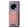 Case cover For Huawei Mate 70 Pro+ Denim Texture Leather Skin Phone Case with Card Slot(Purple)
