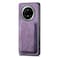 Case cover For Huawei Mate 70 Retro Leather Card Bag Magnetic Phone Case(Purple)