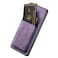 Case cover For Huawei Mate 70 Retro Leather Card Bag Magnetic Phone Case(Purple)