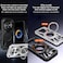 Case cover For Huawei Mate 70 Pro Cooling Hollow Metal Holder MagSafe Phone Case(Silver)