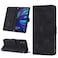 Case cover For Huawei Y7 2019 / Enjoy 9 Skin-feel Embossed Leather Phone Case(Black)
