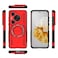 Case cover For Huawei Pura 70 Pro Butterfly Armor MagSafe Magnetic Ring Shockproof Phone Case(Red)