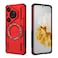 Case cover For Huawei Pura 70 Pro Butterfly Armor MagSafe Magnetic Ring Shockproof Phone Case(Red)