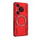 Case cover For Huawei Pura 70 Pro Butterfly Armor MagSafe Magnetic Ring Shockproof Phone Case(Red)