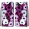 Case cover For ZTE Blade A5 2019 Coloured Drawing Cross Texture Horizontal Flip PU Leather Case with Holder &amp; Card Slots &amp; Wallet &amp; Lanyard(Chrysanthemum Pink White Purple)
