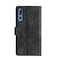 Case cover For ZTE Axon 10 Pro 5G Skin Feel Crocodile Texture Magnetic Clasp PU Leather Phone Case(Black)