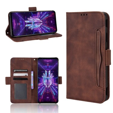 Case cover For For ZTE nubia Red Magic 7 Skin Feel Calf Pattern Leather Phone Case(Brown)