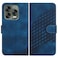Case cover For ZTE Blade V70 Design YX0060 Elephant Head Embossed Phone Leather Case with Lanyard(Royal Blue)