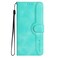 Case cover For ZTE nubia Music Heart Pattern Skin Feel Leather Phone Case(Light Blue)