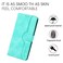 Case cover For ZTE nubia Music Heart Pattern Skin Feel Leather Phone Case(Light Blue)