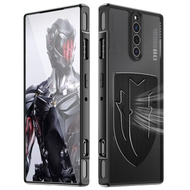 Case cover For ZTE nubia Red Magic 8 Pro / 8S Pro Cooling 3 in 1 Phone Case(Black)