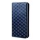 Case cover For ZTE nubia RedMagic 8 Pro 5G / 8 Pro+ Cubic Grid Texture Flip Leather Phone Case(Blue)