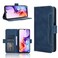 Case cover For ZTE Blade V70 Max Skin Feel Calf Texture Card Slots Leather Phone Case(Blue)