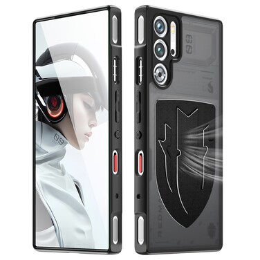 Case cover For ZTE nubia Red Magic 9 Pro / 9S Pro Cooling 3 in 1 Phone Case(Black)