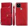 Case cover For Google Pixel 5 Zipper Bag Horizontal Flip Leather Phone Case with Holder &amp; Card Slots &amp; Lanyard(Red)