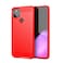 Case cover For Google Pixel 5a 5G MOFI Gentleness Series Brushed Texture Carbon Fiber Soft TPU Case(Red)